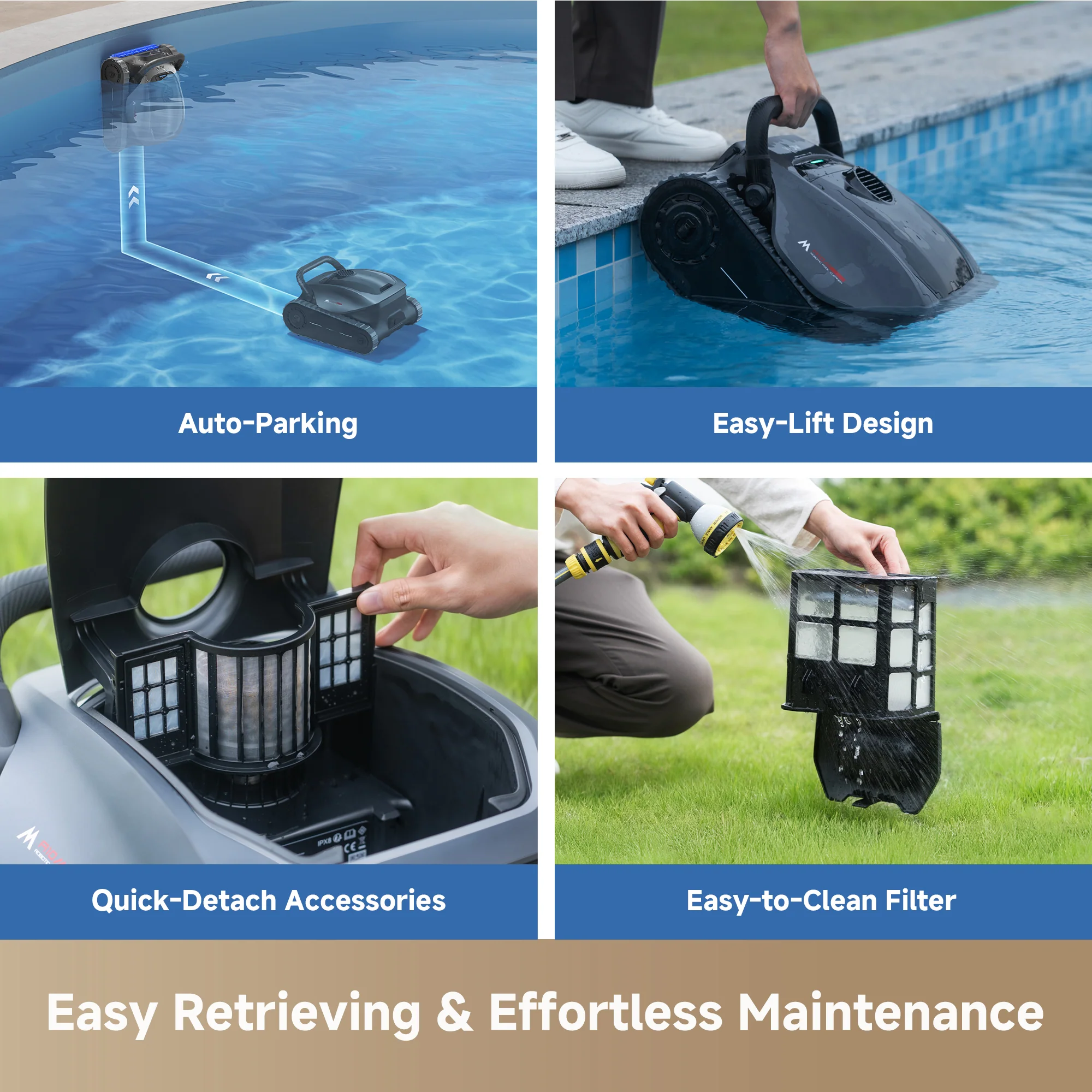【Live Only】MOVA Diver A10 Robotic Pool Cleaner - Image 10